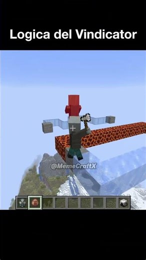 Logica del Vindicator💀 #minecraft #shorts