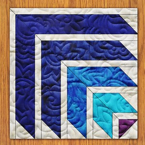 Maze Cube Quilt Block PDF Pattern With Video Tutorial || 16, 18, 20, 22, and 24 Inch Size Versions Included - Etsy