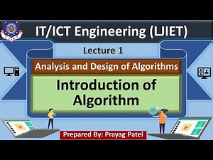 Lec-01_Introduction of Algorithm | Analysis and Design of Algorithms | IT/ICT Engineering