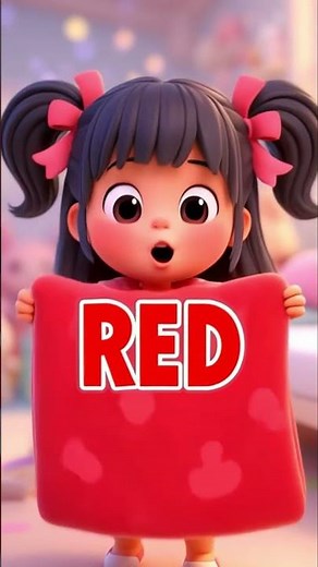 Red Color Song for Kids | Learn Colors with Fun Objects 🔴
