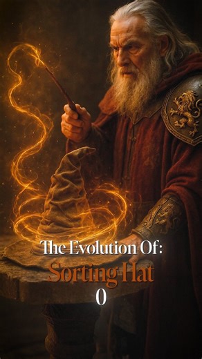 Ember Eclipse on Instagram: "Evolution of Sorting Hat #sortinghat #hogwarts #harrypotter #house #wizard"