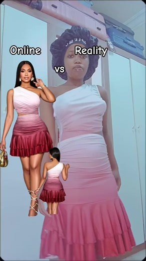 Comparing Online vs Reality: My Valentine Dress