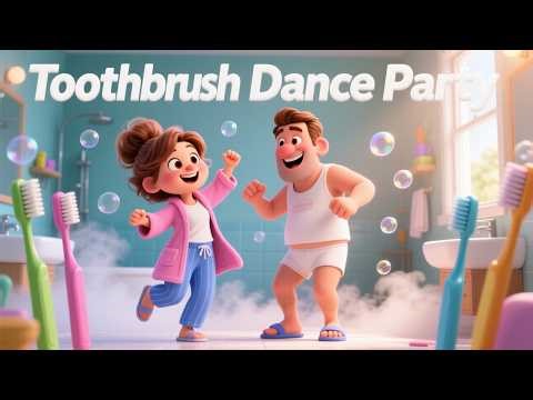 Toothbrush Dance Party / ‪@ChikuChikuTurns‬ Nursery Rhymes & Kids Songs