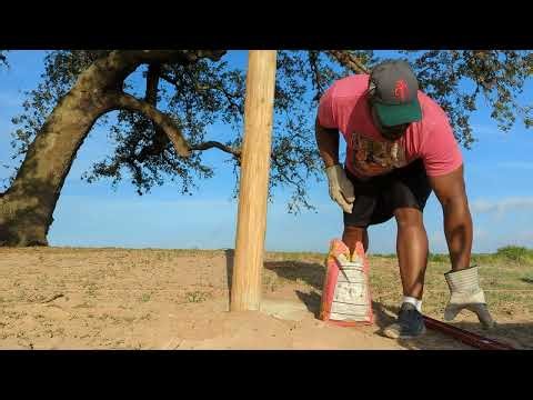 7/6/2022 Setting a Fence Post in Sandy Soil