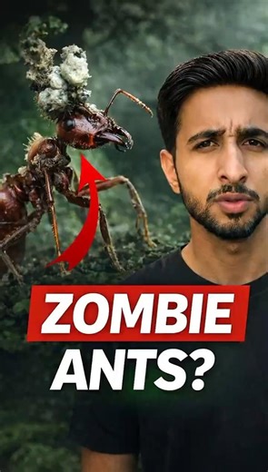 Can fungus control brains? 🧠 #scienceshorts