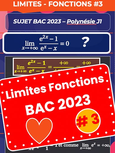 Calcul de Limites Exponentielles - Bac Maths: Forme Indéterminée