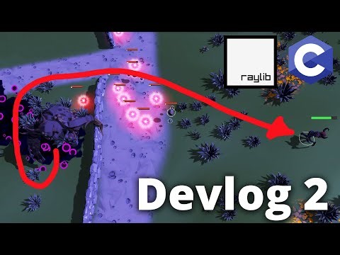Adding A*(A star) pathfinding to the boss in my game made in C with Raylib | Devlog #2