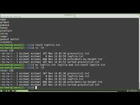 Linux Command Line (33) wc sort uniq