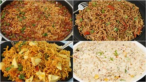 475K views · 8.8K reactions | Curry Masala Maggi | Hot Chili Garlic Maggi | Egg Maggi | Cheese Maggi | Kanak's Kitchen | Facebook