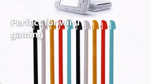 10Pcs Stylish Color Touch Stylus Pen Compatible for Wii U WIIU Gamepad Console，Wii U Controllers