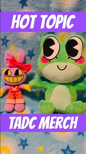 Hot Topic TADC merch! #tadc #theamazingdigitalcircus #hottopic #merch #ribbit #jax #funnybunny