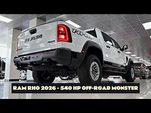 2026 Dodge Ram Hurricane RHO 4×4 Review – 540HP Off-Road Monster!