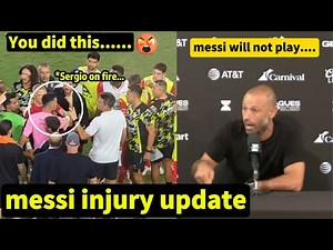 Lionel Messi injury update — Inter Miami shares possible return date for messi | messi injury news