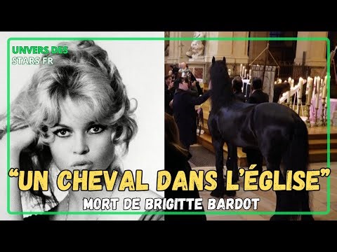 Brigitte Bardot dies; a horse enters the church during the funeral service