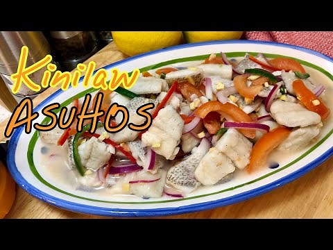 Kinilaw Na Isda ASUHOS l WHITING FISH l Kilawin Recipe l Filipino Ceviche