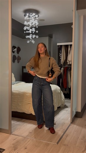 Samantha Chang on Instagram: "first fit check in my new apartment 💫 main goal was to highlight my new watch⏱️"