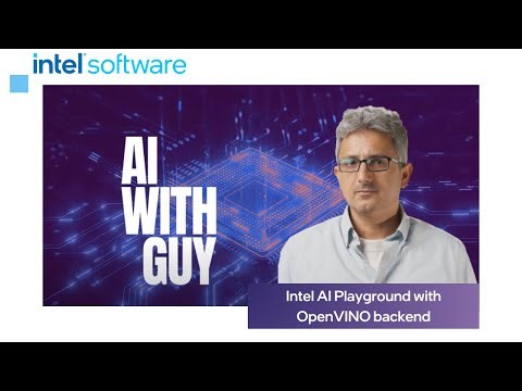 Intel AI Playground with OpenVINO Backend | AI with Guy