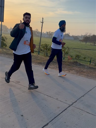 SAHAJ SABHARWAL | Influencer | Author | Blogger | Poet | Rapper on Instagram: "Successfully Completed 10 KM 🏆| Real Influencers - Actually Participate | From Food/ Lifestyle Blogger to Fitness Runner – Sahaj Sabharwal 🏃‍♂️🧿🏅 Jammu Hills Herath Half Marathon – Edition 3 | Bishnah, Jammu From being known as a food blogger to stepping onto the track, this moment marks a real transformation. Completing my first-ever 10 KM run wasn’t about pace or position — it was about discipline, consistency,