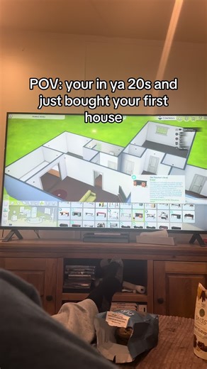 Sims to see the vision! ✏️#fyp #firsthomeowner #sims #20something #floorplan