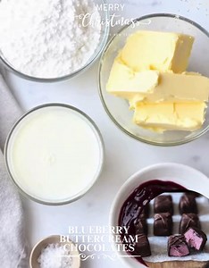 5.7K views · 37 reactions | Blueberry Buttercream Chocolates...