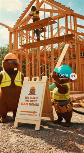 These Busy Beaver's Build the Best Houses