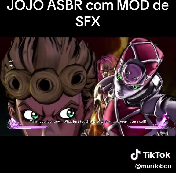 JOJO All Star Battle R com mod de efeitos sonoros do anime #jojo #jojosbizarreadventure #sfx #anime #mods #pc #fy #fyp #viral
