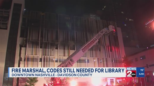 No reopening date set for main branch of Nashville Public Library