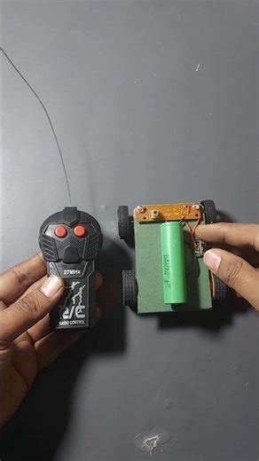 Mini Remote Control Car 😍 | DIY RC Car 🔥 #Shorts