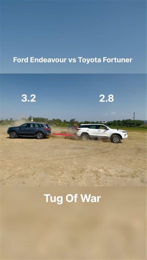Ford vs Fortuner Tug Of War #short #shorts #fortuner #ford
