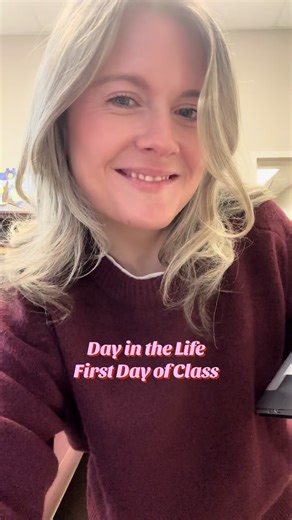 First Day of Class as a College Instructor