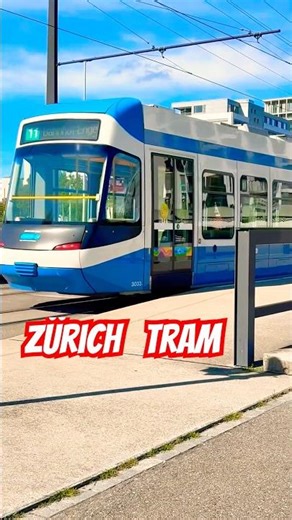 Zurich Trams in 30 Seconds 🚋✨