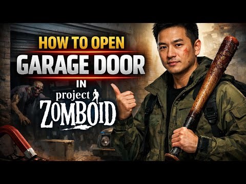 How to OPEN GARAGE DOOR in Project Zomboid (Step by Step)
