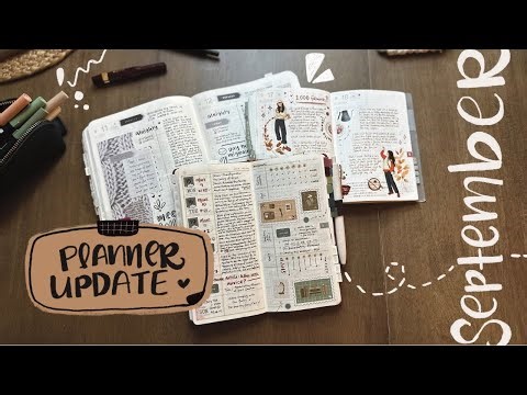 September 2025 Planner Update | Hobonichi Cousin & A6, Kinbor Reading Journal