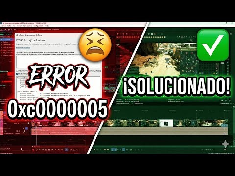 Vegas Pro No Abre: Error 0xc0000005 ntdll.dll
