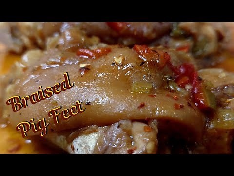 How to Make Pig Feet | Braised Pig Feet Recipe | Cook Tender Pig Feet