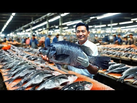 Billions of Tilapia Raised for Food – Inside Fish Farming & Processing Factories