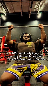 Avoid doing the Smith machine shoulder press with your elbows flared out, as this puts unnecessary stress on your shoulder joints and increases the risk of injury-especially to your rotator cuff. When your elbows are flared, the movement shifts tension away from your delts and more toward your chest, making the press less effective. Instead, keep your elbows slightly tucked at about a 45-degree angle. This keeps your shoulders in a safer, more stable position, helps you engage your front delts b