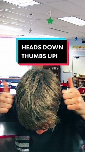 Heads Down Thumbs Up in School: A Fun Classroom Game
