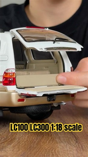 Toyota LC100 vs LC300! 🚙 Trunk Evolution 1:18 Scale ASMR #shorts #toyota #landcruiser