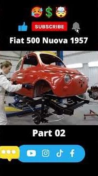 Fiat 500 Nuova 1957 modification part 2 #car #modified #trending