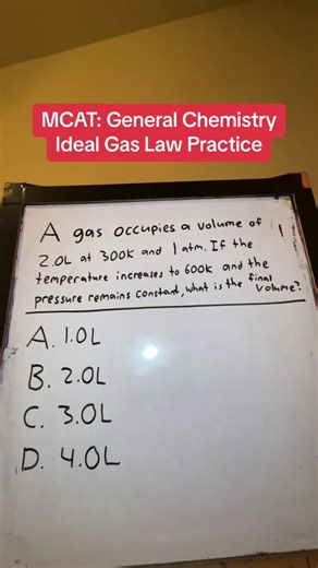 Mastering MCAT General Chemistry: Ideal Gas Law Guide