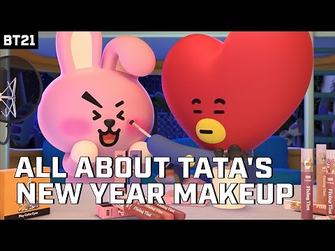 [BT21] TATA & COOKY's Makeup Shop! (w/ ETUDE's)