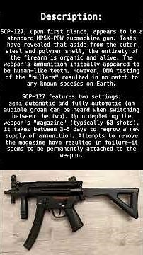 SCP-127 "The Living Gun" [SCP Wikidot] #shorts