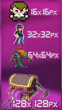 Game Dev Secrets: How to pick pixel sizes? #indiegamedev #gamedev