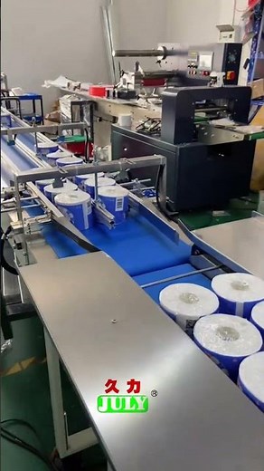 Roll Tissue Feeding & Pillow Packing Machine #machine