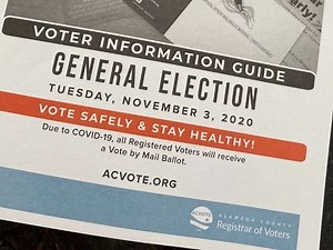 Castro Valley, Alameda Co Ballot Drop Box Locations, Nov. 2020