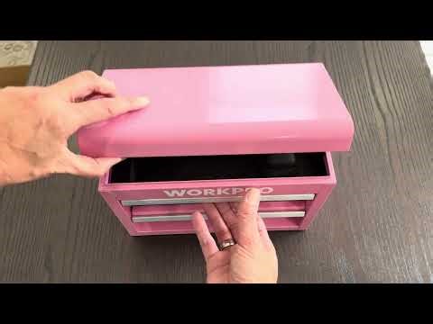 Her first toolbox - not just for tools