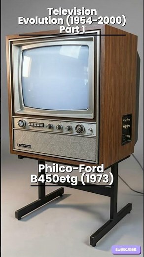 TV Evolution (1954 → 2000) 📺 From Color CRT to Plasma