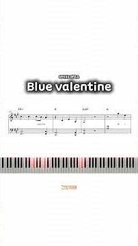 Blue Valentine (블루 발렌타인) #엔믹스 #피아노악보 #가요피아노