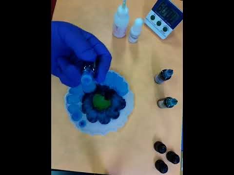How I use alcohol inks with a "sinker" in resin - PART 1.